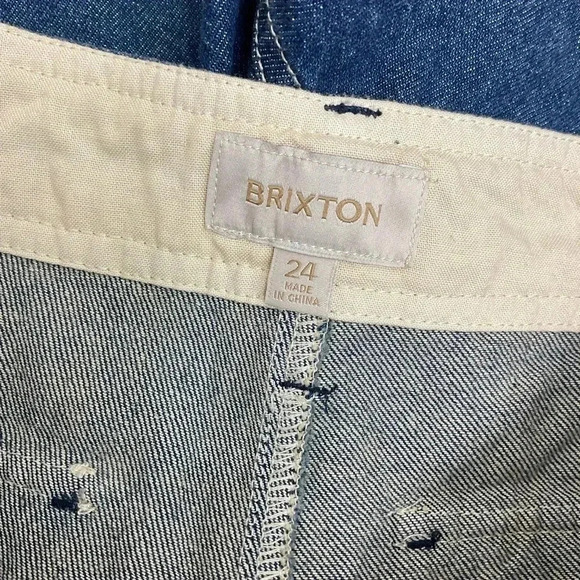 Free People Jean Shorts Brixton Vancouver High Waisted Size 24 - Picture 3 of 6